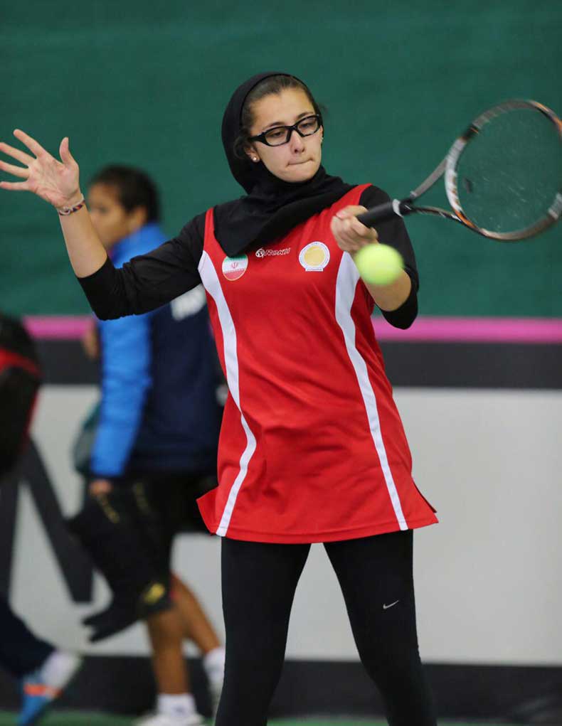 دومین بانوی تنیسور ایرانی حذف شد