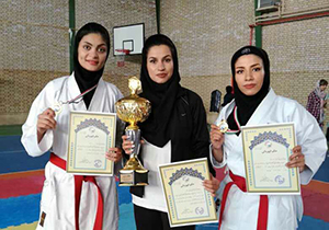 درخشش دختران کاراته کا فارس در رقابت‌های ناشنوایان کشور