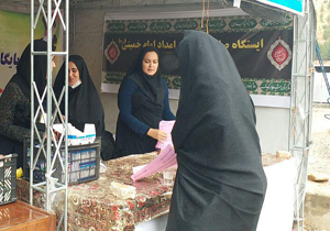 موکب پذیرایی از بانوان عزادار حسینی در میبد راه اندازی شد