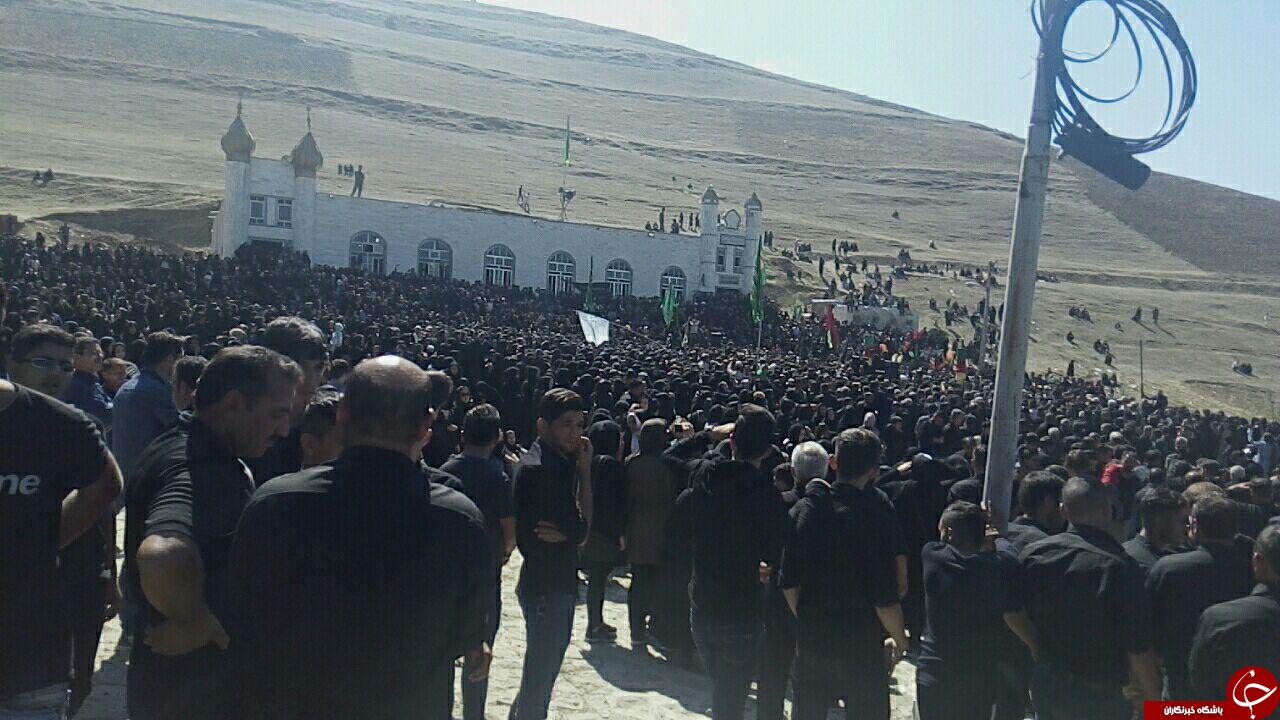 عزاداران حسینی در روستای اینی + تصاویر