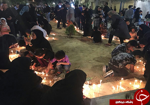 شام غریبان در بقاع متبرکه فارس + تصاویر
