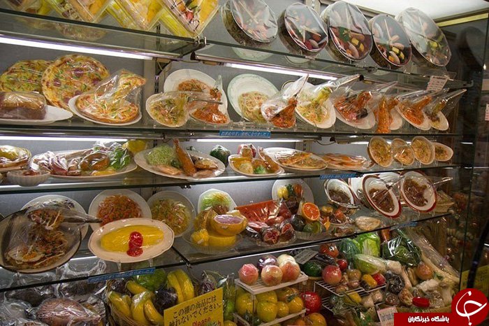 دلیل جالب ژاپنی ها برای تولید غذاهای پلاستیکی + تصاویر