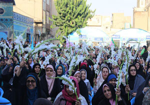 جشن با شکوه عید غدیرخم در آستان مقدس امامزاده حسن (ع) + تصاویر