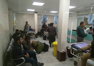 بستری شدن ۵ نفر از مصدومان حادثه اتوبوس در قزوین