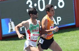 پایان دوی ۵۰۰۰ متر مردان/ مدال طلای حمید اسلامی به ورزشکار ژاپنی رسید