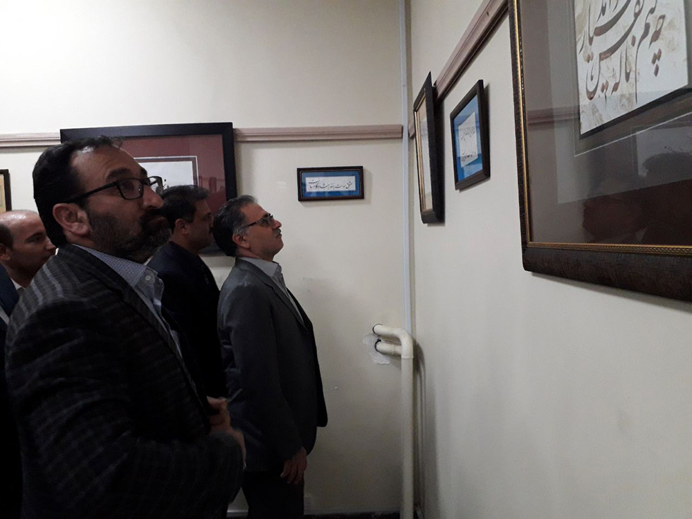 افتتاح نمایشگاه خوشنویسی نجوای قلم در اهر