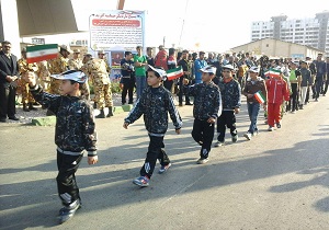 رژه هیئت ورزشی استان امروز در ارومیه برگزار شد