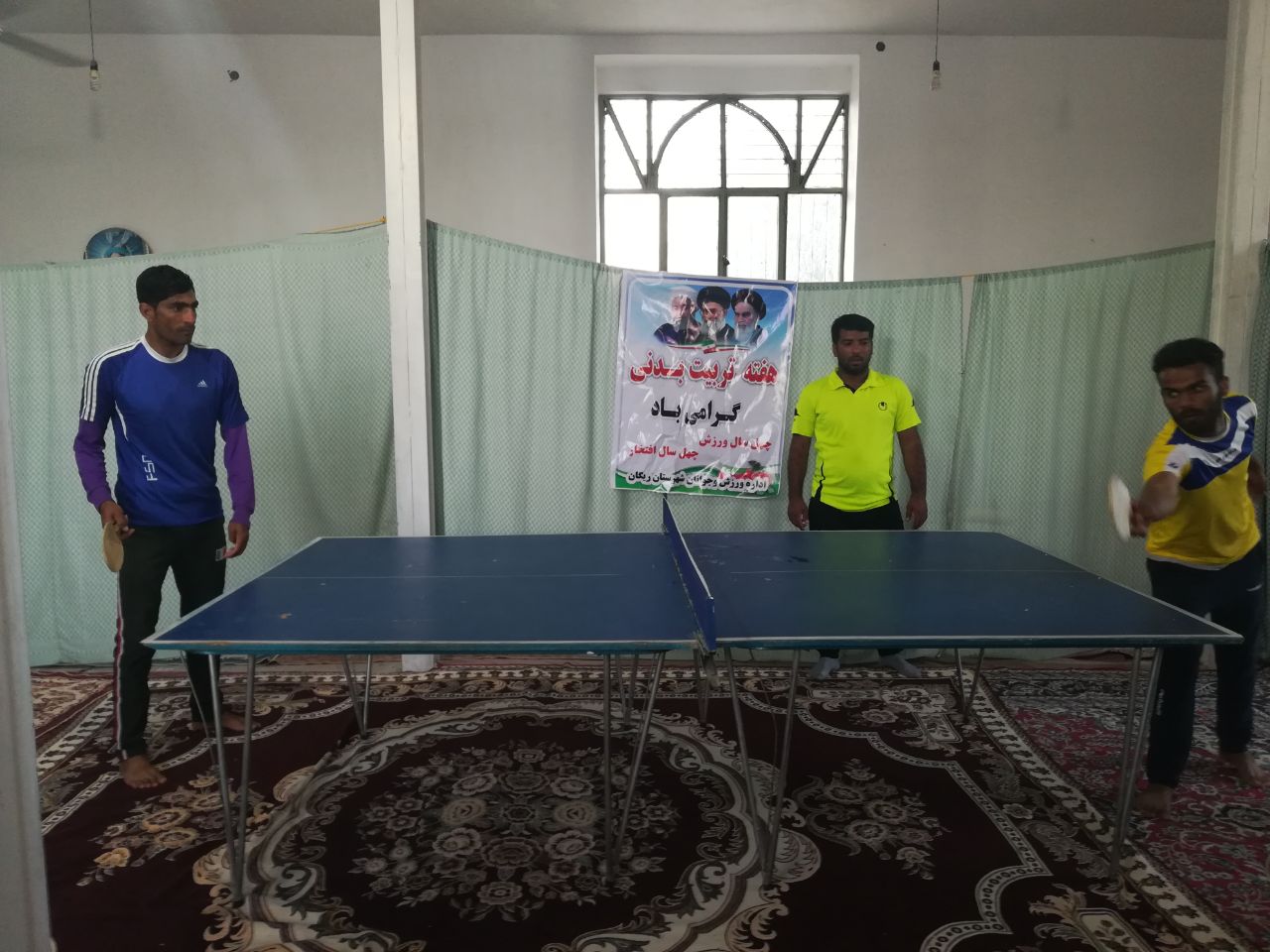 آغاز مسابقات تنیس روی میز جام مساجد و محلات در ریگان