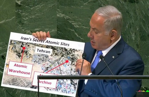 تکرار نمایش مضحک نتانیاهو علیه ایران در مجمع عمومی سازمان ملل