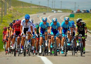 پایان مرحله اول تور بین‌المللی دوچرخه سواری ایران-آذربایجان