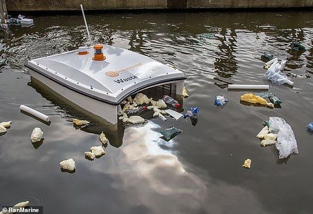 این ربات دریایی، زباله‌ها را می‌بلعد!