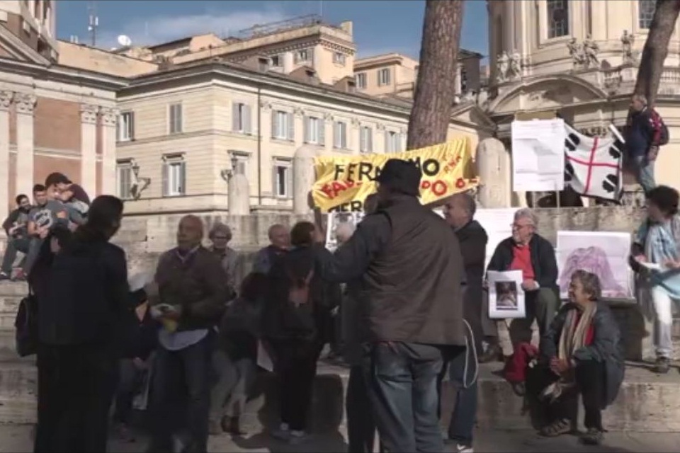 تجمع ضد سعودی در رم