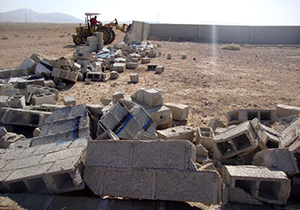 تخریب ۷ هکتار ساخت و ساز غیرمجاز در باغ‌های مرودشت