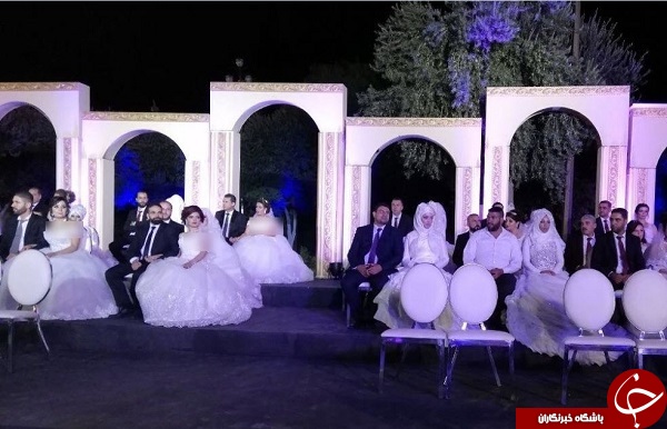 جشن ازدواج سربازان سوری+تصاویر
