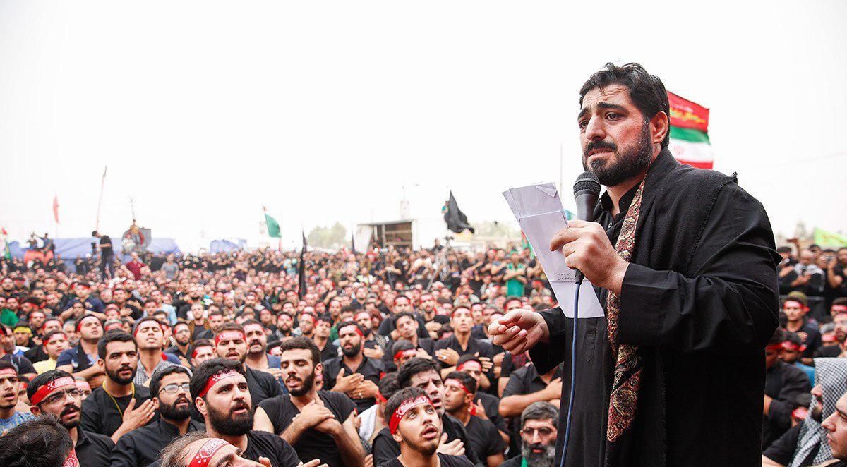 گزارش تصویری حضور مداحان اهل بیت (ع) در راهپیمایی اربعین حسینی