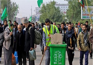 خدمات رسانی شهرداری به زائران اربعین حسینی