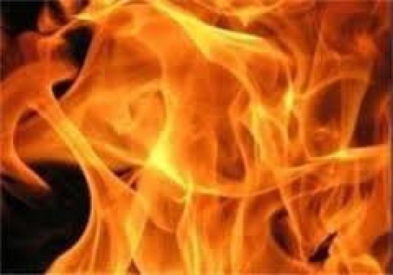 آتش سوزی گسترده در نزدیکی سیلو‌های گندم سروستان/ ۴ کانتیر در آتش سوختند