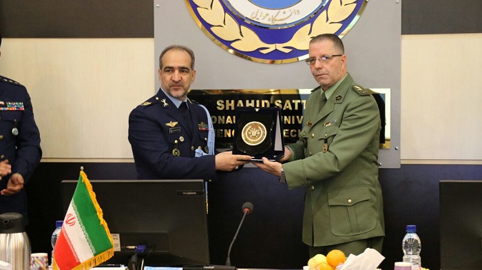 بازدید وابستگان نظامی کشور‌های خارجی از دانشگاه هوایی شهید ستاری