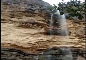 خروش آبشار بعد از سال‌ها در «بن‌زرد» + فیلم
