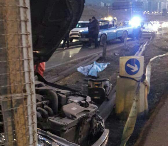 تصادف سه خودرو در اتوبان تهران_کرج/حادثه یک فوتی و دو مصدوم برجای گذاشت