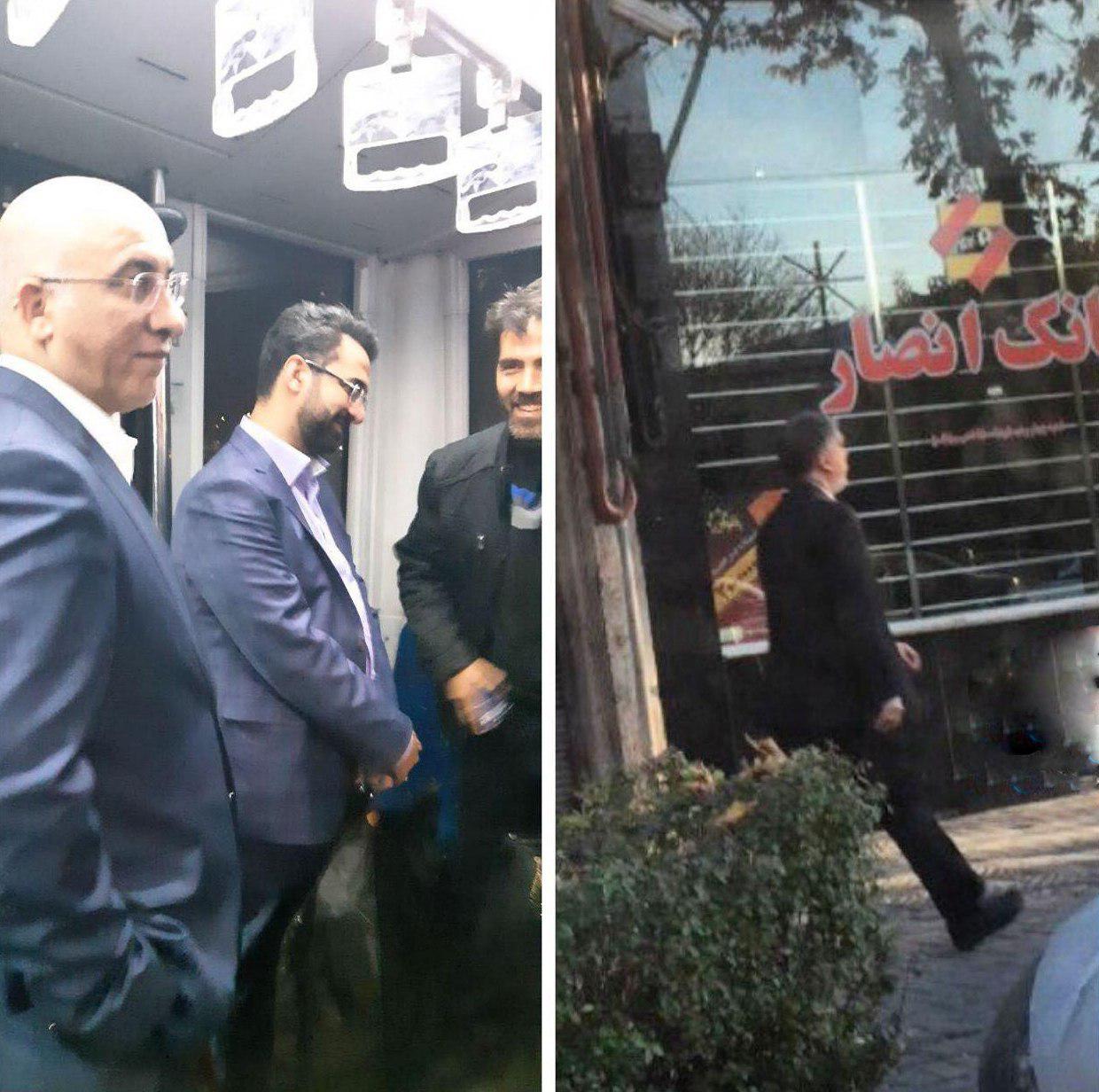 حضور دو وزیر بدون محافظ در مشهد