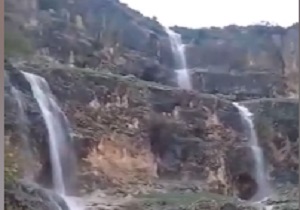 منطقه زیبای "قلعه نادر" در یک روز بارانی + فیلم