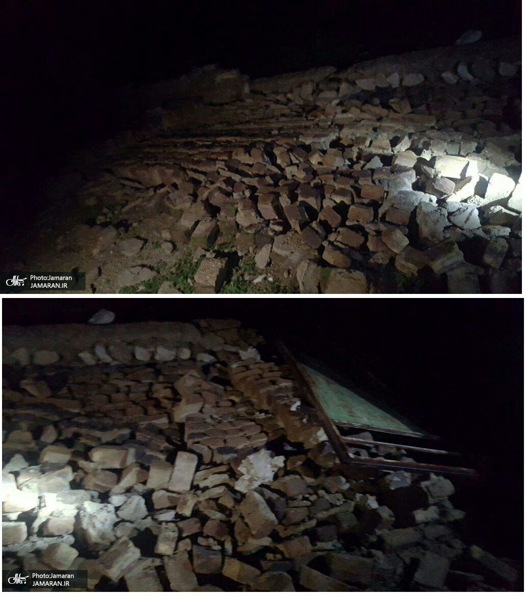 نخستین تصاویر زلزله ۶.۴ ریشتری سرپل ذهاب در استان کرمانشاه!