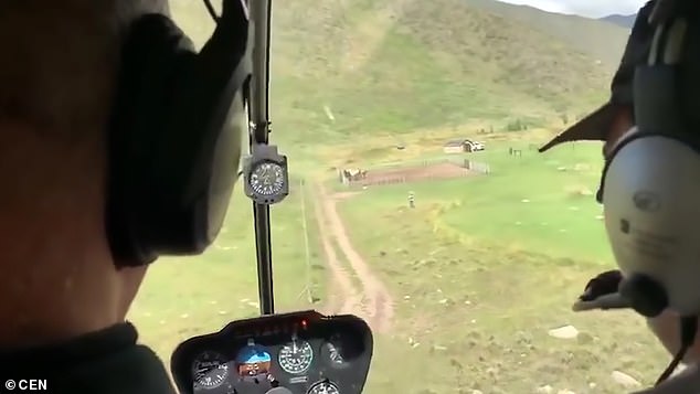 ثبت لحظه سقوط هلیکوپتر توسط مسافران! + فیلم////