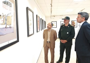 برپایی نمایشگاه دونالد سلمان در بیرجند