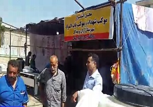 استقرار گروه‌های پزشکی و موکب‌ها در مناطق سیل‌زده خوزستان + فیلم