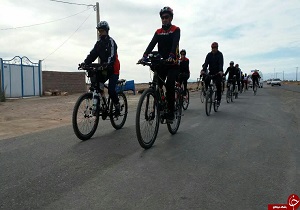 برگزاری همایش بزرگ دوچرخه سواری شهرستان سربیشه