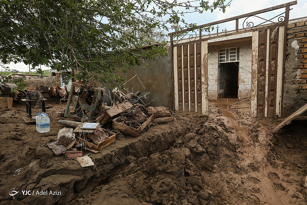 خسارت سیل به بیش یک هزار واحد مسکونی در مراوه تپه