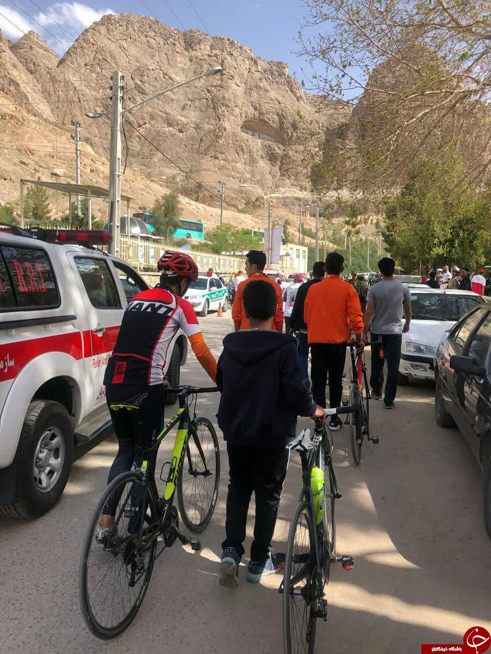 آغاز تور ملی دوچرخه سواری خلیج فارس از کرمان + تصاویر