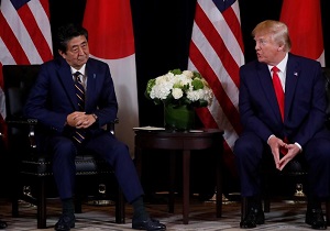 گفت‌وگوی ترامپ با نخست‌وزیر ژاپن درباره کره شمالی