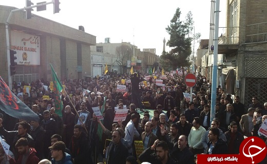 راهپیمایی مردم استان سمنان در پی ترور شهید سلیمانی برگزار شد