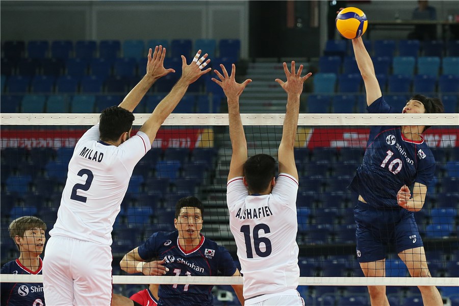 والیبال انتخابی المپیک ۲۰۲۰ / تیم ملی والیبال ایران یک - کره جنوبی یک