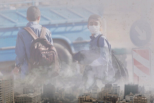 تعطیلی مدارس تهران در آلودگی هوا