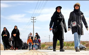 برپایی همایش پیاده‌روی خانوادگی در ایذه