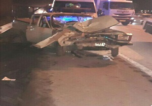 دو کشته در حادثه رانندگی در قزوین
