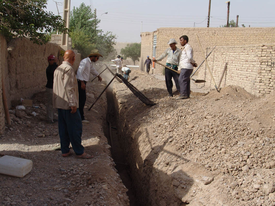 گازرسانی به روستای عشایر نشین حلاج سفلی