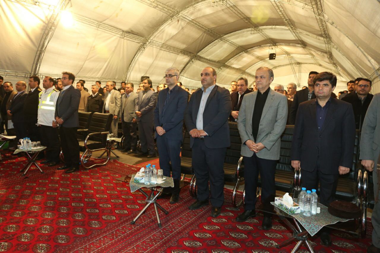 افتتاح پروژه بهسازی جاده حسن‌آباد در مشهد