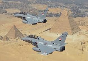 حمله جنگنده‌های مصری به صحرای سینا