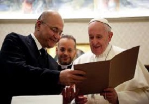 تاکید پاپ بر حفظ حاکمیت عراق