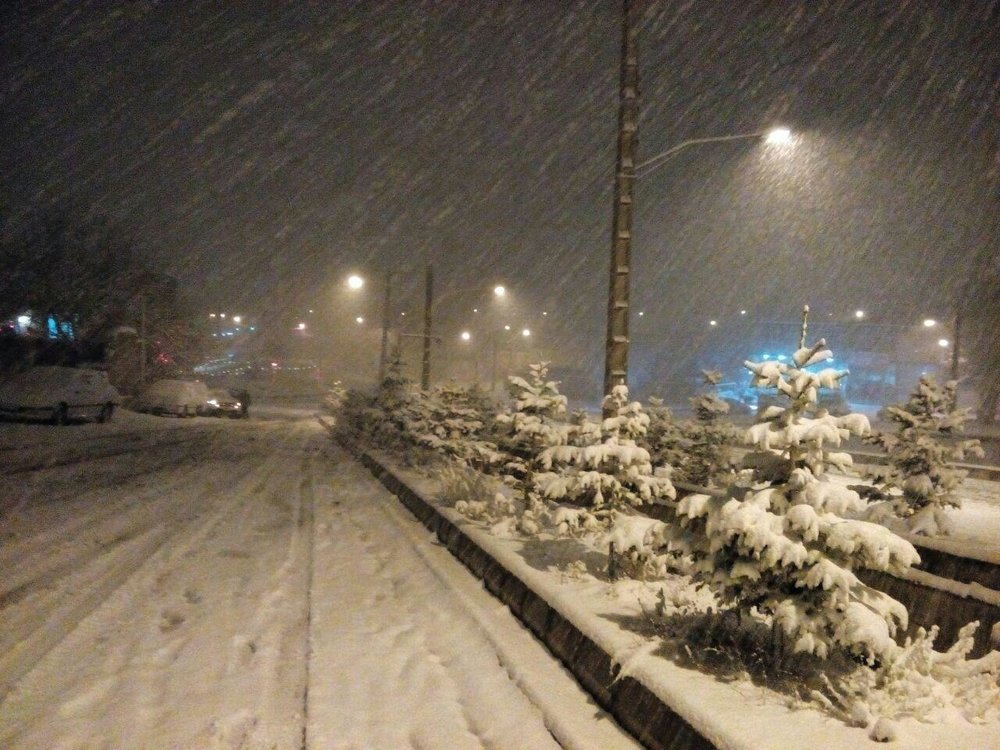 آغاز دوباره بارش برف در فارس