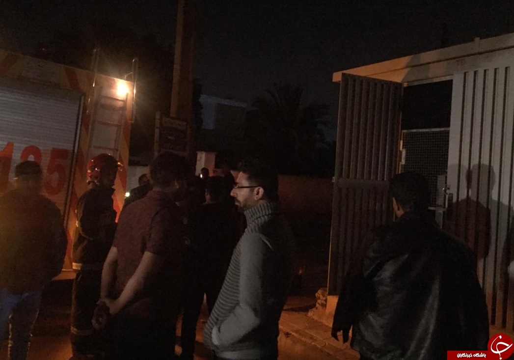 نجات فردی که واردپست برق بوشهر شد