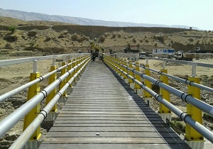 تسهیل تردد شهروندان سیاه منصور با احداث پل موقت
