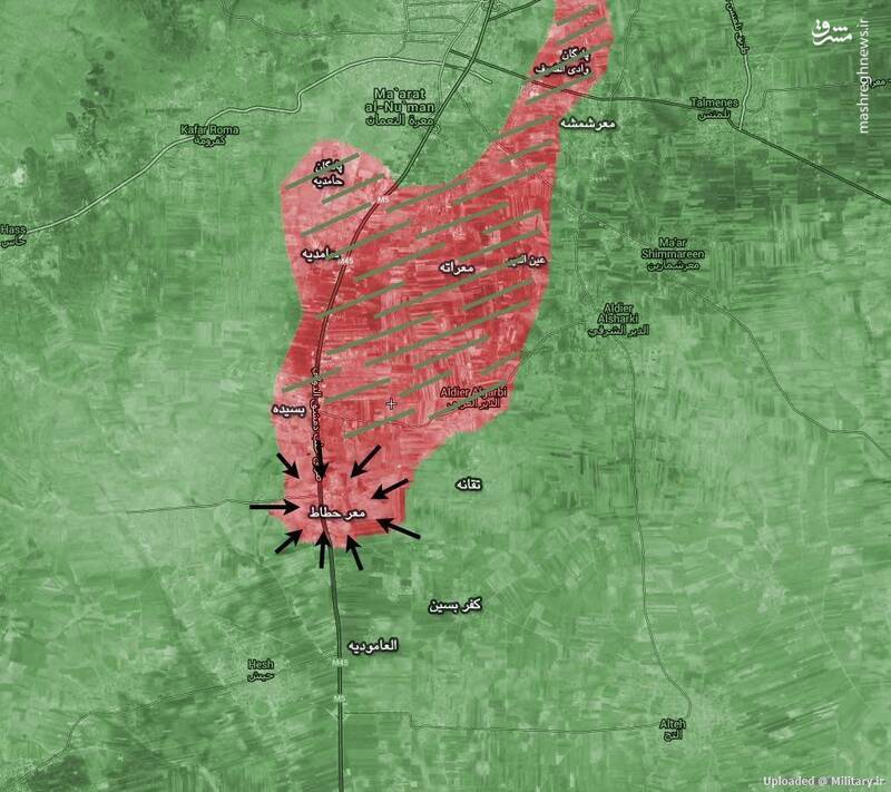 زیر و عملیات افتخارآمیز ارتش سوریه در عملیات ادلب/ آزادی معره النعمان ؛ رویای بعیدی که به واقعیت تبدیل شد +نقشه میدانی