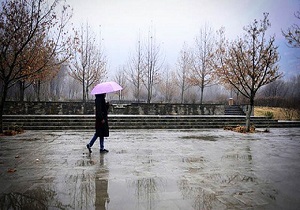 بارش باران زمستانی در اولین روز از اسفندماه