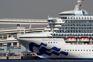 مرگ دو مسافر کشتی قرنطینه شده «دایموند پرنسس» به دلیل ابتلا به کرونا