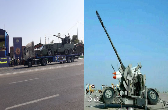 توپ ضدهوایی حائل؛ قاتل ارتفاع پست ایران/ دیوار دفاعی با توپ ضد هوایی حائل + تصاویر
